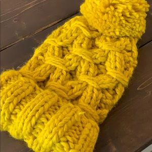 COZY Mustard Knit Beanie